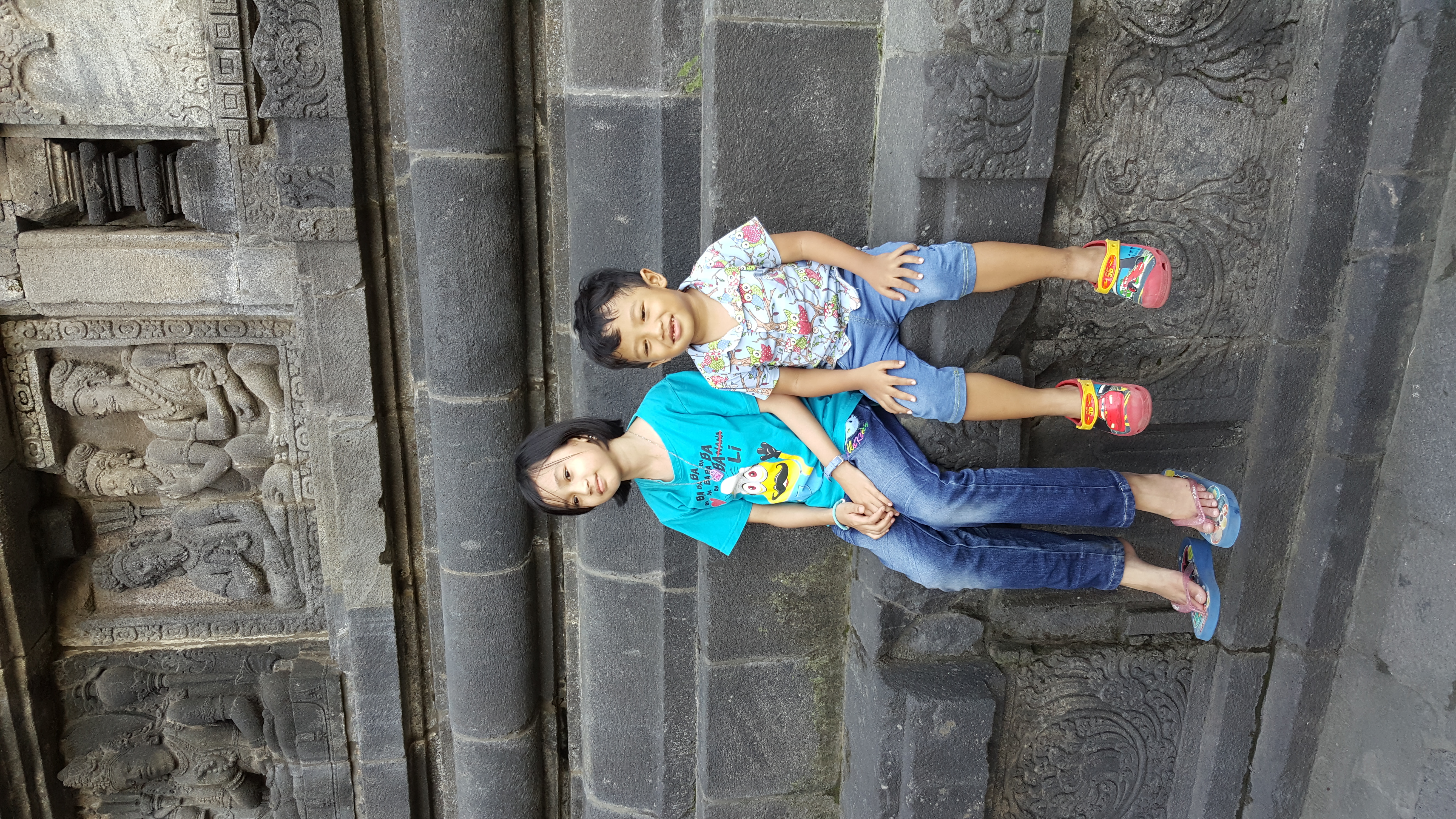 Mbak Vira & Dik Bhama in Borobudur, 2017?