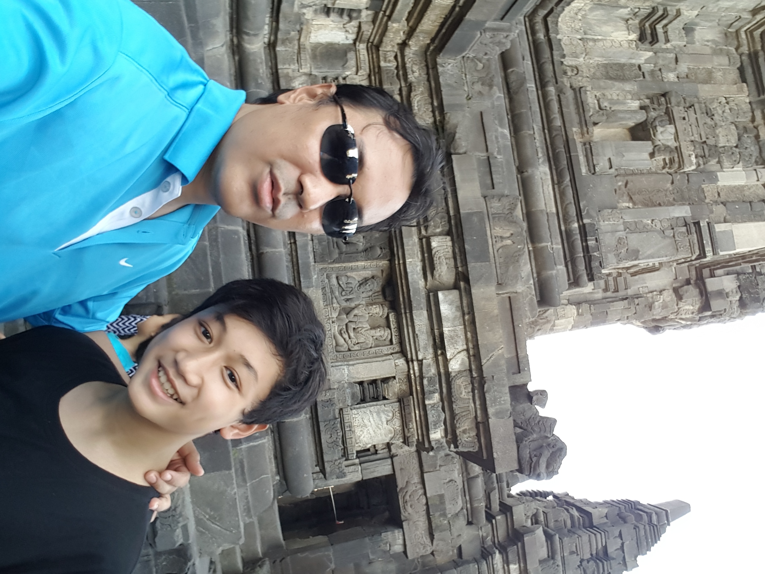 Mas Danish & Papa in Borobudur